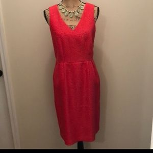 Banana Republic Textured Embossed Sheath Dress Pockets